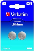 Фото - Аккумулятор / батарейка Verbatim Premium  2xCR2025