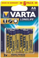 Фото - Аккумулятор / батарейка Varta Longlife Extra  6xAA