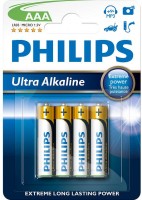 Фото - Аккумулятор / батарейка Philips Ultra Alkaline  4xAAA