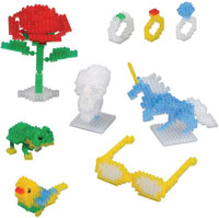 Фото - Конструктор Nanoblock Clear Color Set NB-016 