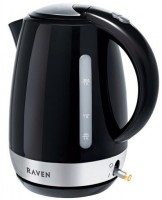 Фото - Электрочайник RAVEN EC 002 2200 Вт 1.7 л  черный