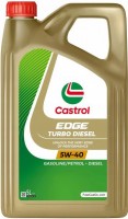 Фото - Моторное масло Castrol Edge Turbo Diesel 5W-40 5 л