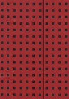 Фото - Блокнот Paper-Oh Ruled Notebook Quadro B5 Red Black 