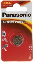 Аккумулятор / батарейка Panasonic 1xCR-1632EL 