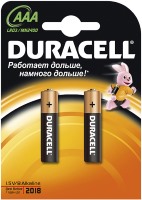 Аккумулятор / батарейка Duracell  2xAAA MN2400