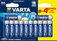 Фото - Аккумулятор / батарейка Varta High Energy  12xAA