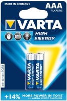 Фото - Аккумулятор / батарейка Varta High Energy  2xAAA