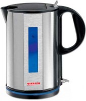 Фото - Электрочайник Vitalex VT-2023 1850&nbsp;Вт 1.5&nbsp;л  нержавейка