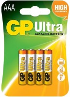 Аккумулятор / батарейка GP Ultra Alkaline  4xAAA