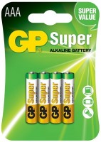 Аккумулятор / батарейка GP Super Alkaline  4xAAA