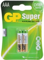 Фото - Аккумулятор / батарейка GP Super Alkaline  2xAAA