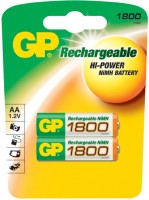 Фото - Аккумулятор / батарейка GP Rechargeable  2xAA 1800 mAh