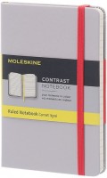 Фото - Блокнот Moleskine Contrast Ruled Notebook Pocket Grey