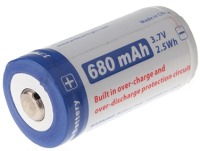 Фото - Аккумулятор / батарейка JETBeam 1xCR123 680 mAh 