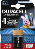 Фото - Аккумулятор / батарейка Duracell 1xKrona Turbo Max MX1604 
