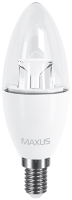 Фото - Лампочка Maxus 1-LED-531 C37 CL-C 6W 3000K E14