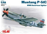Фото - Сборная модель ICM Mustang P-51C (1:48) 