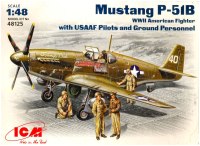 Фото - Сборная модель ICM Mustang P-51B (1:48) 