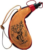 Фото - Фляга Laken Leather Canteen 1L Kidney Shape 