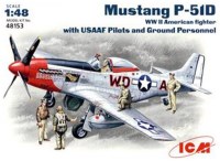 Фото - Сборная модель ICM Mustang P-51D (1:48) 