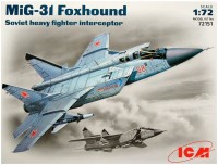 Фото - Сборная модель ICM MiG-31 Foxhound (1:72) 