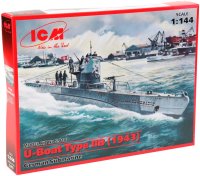 Фото - Сборная модель ICM U-Boat Type IIB (1943) (1:144) 