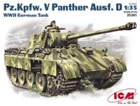 Фото - Сборная модель ICM Pz.Kpfw.V Panther Ausf.D (1:35) 