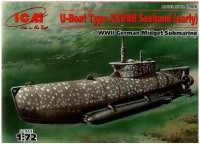 Фото - Сборная модель ICM U-Boat Type XXVII Seehund (early) (1:72) 