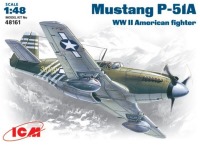 Фото - Сборная модель ICM Mustang P-51A (1:48) 