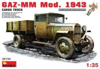 Фото - Сборная модель MiniArt GAZ-MM Mod. 1943 Cargo Truck (1:35) 