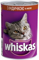 Фото - Корм для кошек Whiskas 1+ Canned with Turkey in Jelly 400 g 