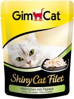 Фото - Корм для кошек Gimpet Adult Shiny Cat Filet Chicken/Papaya 0.07 kg 