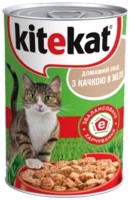 Фото - Корм для кошек Kitekat Adult Canned with Duck 0.4 kg 