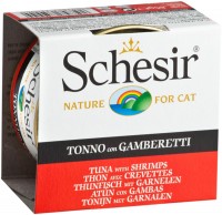 Фото - Корм для кошек Schesir Adult Canned Tuna/Shrimps 85 g 