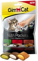 Фото - Корм для кошек Gimpet Adult Nutri Pockets Malt-Vitamin Mix 0.15 kg 