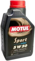 Фото - Моторное масло Motul Sport 5W-50 1 л