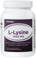 Фото - Аминокислоты GNC L-Lysine 1000 90 cap 