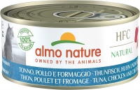 Фото - Корм для кошек Almo Nature HFC Natural Tuna/Chicken/Cheese 70 g 