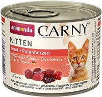 Фото - Корм для кошек Animonda Kitten Carny Beef/Turkey Heart  200 g
