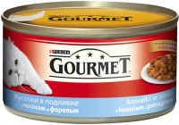 Фото - Корм для кошек Gourmet Canned Gravy Salmon/Trout