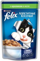 Фото - Корм для кошек Felix Packaging Adult Fantastic Jelly Rabbit 10 pcs 