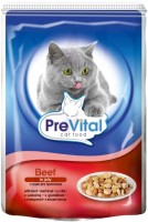 Фото - Корм для кошек PreVital Packaging Pouch Jelly Beef 24 pcs 