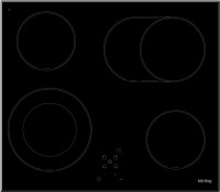 Фото - Варочная поверхность Korting HK 62051 B черный