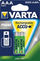 Фото - Аккумулятор / батарейка Varta Professional Phone Power 2xAAA  550 mAh