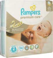 Фото - Подгузники Pampers Premium Care 2 / 96 pcs 