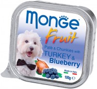 Фото - Корм для собак Monge Fruit Pate Turkey/Blueberry 100 g 1 шт