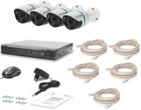 Фото - Комплект видеонаблюдения Tecsar IP 4OUT Lux 