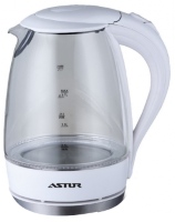 Фото - Электрочайник Astor HHB-1648 2200&nbsp;Вт 1.7&nbsp;л  белый