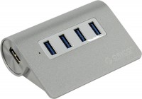 Картридер / USB-хаб Orico M3H4-SV 