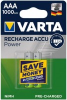 Аккумулятор / батарейка Varta Rechargeable Accu 2xAAA 1000 mAh 